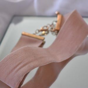 Pink band choker